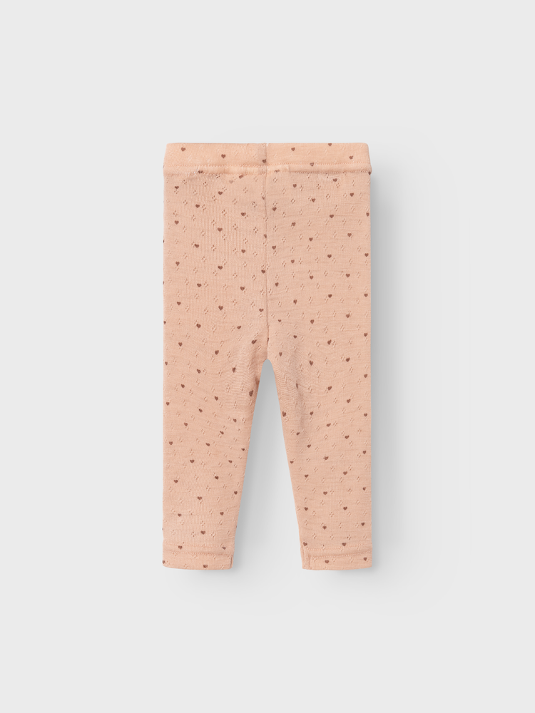 Lil Atelier Lil Atelier | Wollen legging Nava rugby tan