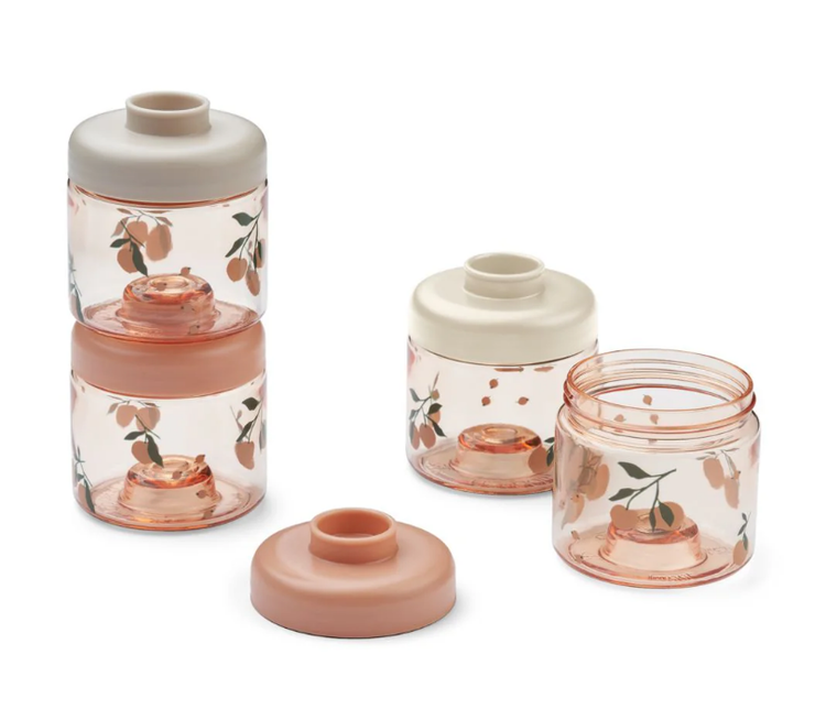 Liewood Liewood | Baby food boxes 4pack peach