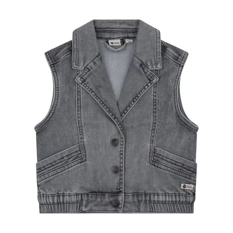 Daily7 Daily7 | Gilet denim grijs