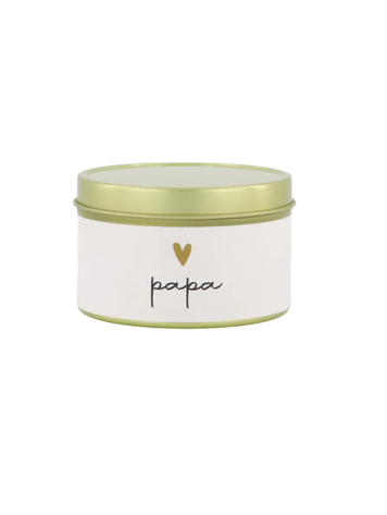 Zusss Zusss | Geurkaars in katoenen zakje papa wit