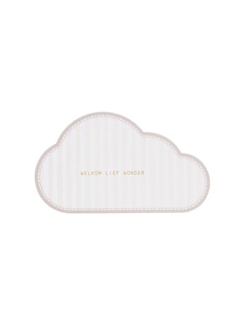 Zusss Zusss | Ansichtkaart wolk welkom zand