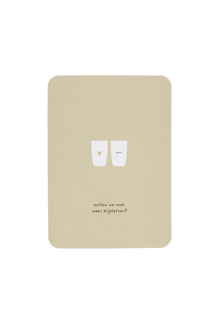 Zusss Zusss | Ansichtkaart bijkletsen zand