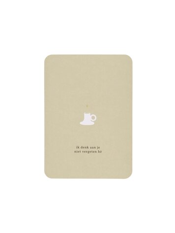 Zusss Zusss | Ansichtkaart ik denk aan je zand