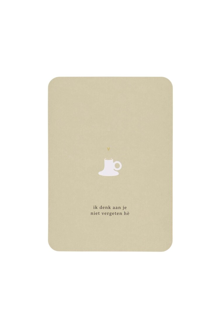 Zusss Zusss | Ansichtkaart ik denk aan je zand