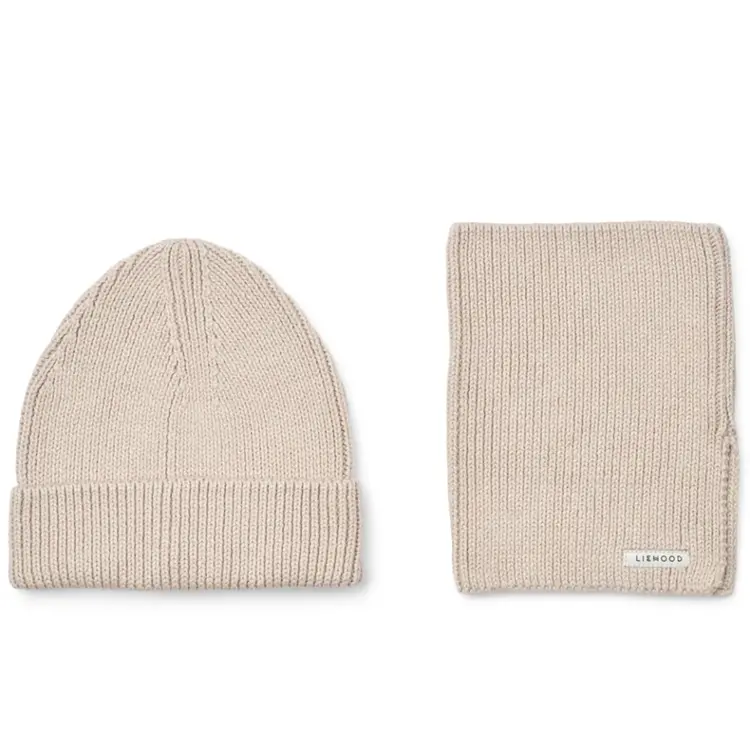 Liewood Liewood | Beanie en sjaal sandy