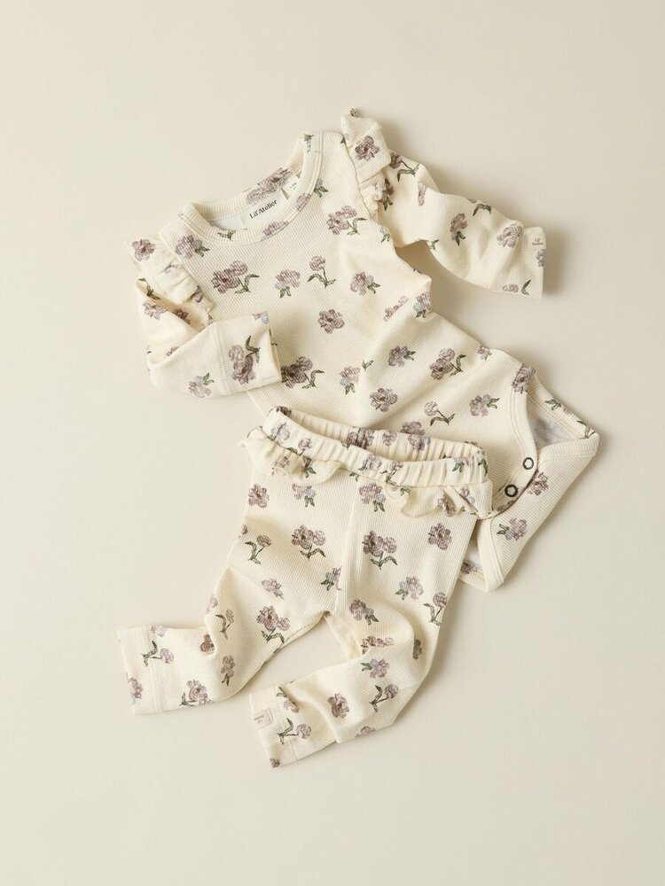 Lil Atelier Lil Atelier | Romper Gavo Eko turtledove peony