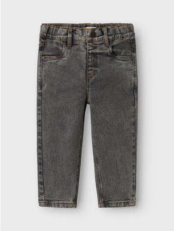 Lil Atelier Lil Atelier | Broek Berlin baggy jeans light grey denim