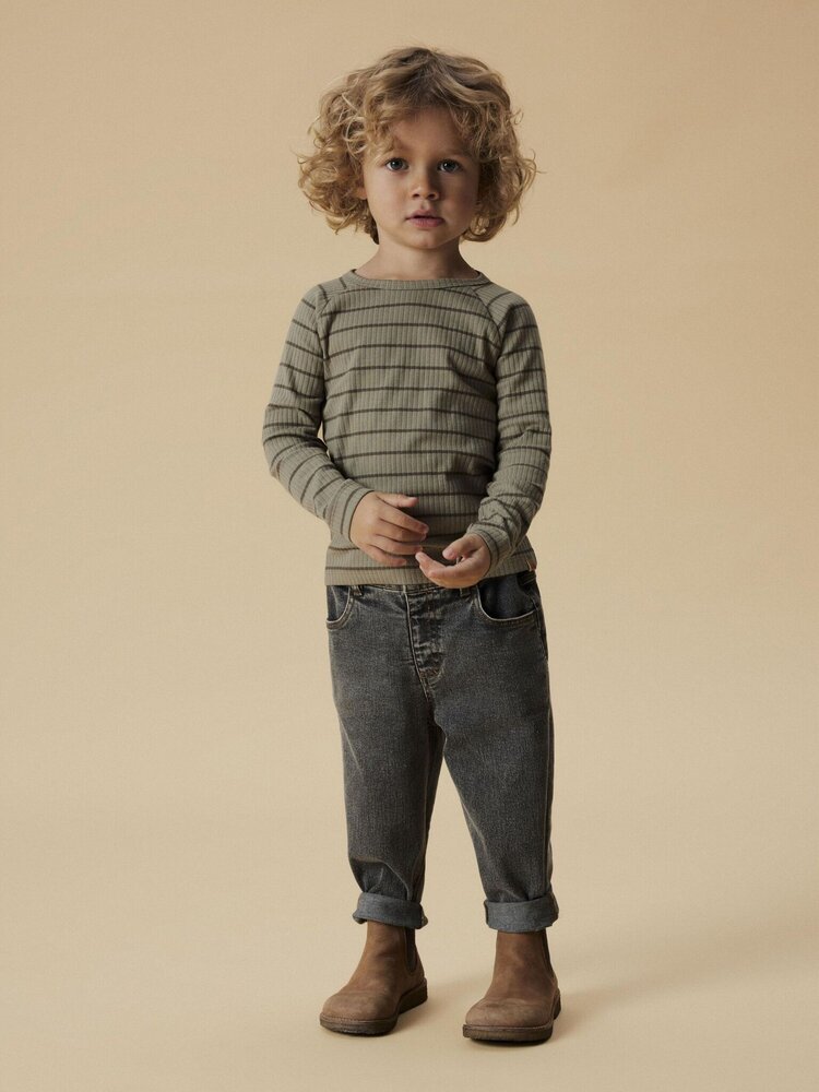 Lil Atelier Lil Atelier | Broek Berlin baggy jeans light grey denim