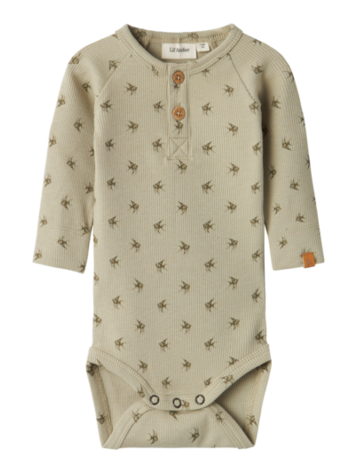 Lil Atelier Lil Atelier | Romper kip gago moss grey