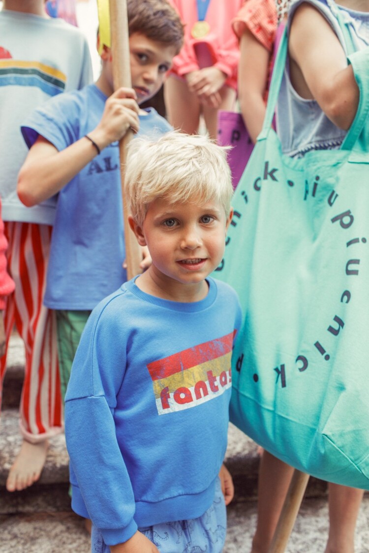 Piupiuchick Piupiuchick | Sweatshirt blue fantastic