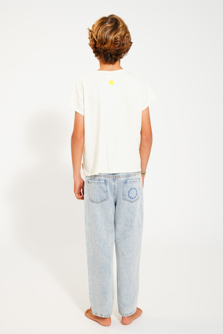 Piupiuchick Piupiuchick | T'shirt ecru multicolor camp