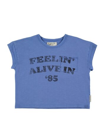 Piupiuchick Piupiuchick | T'shirt blue feelin alive