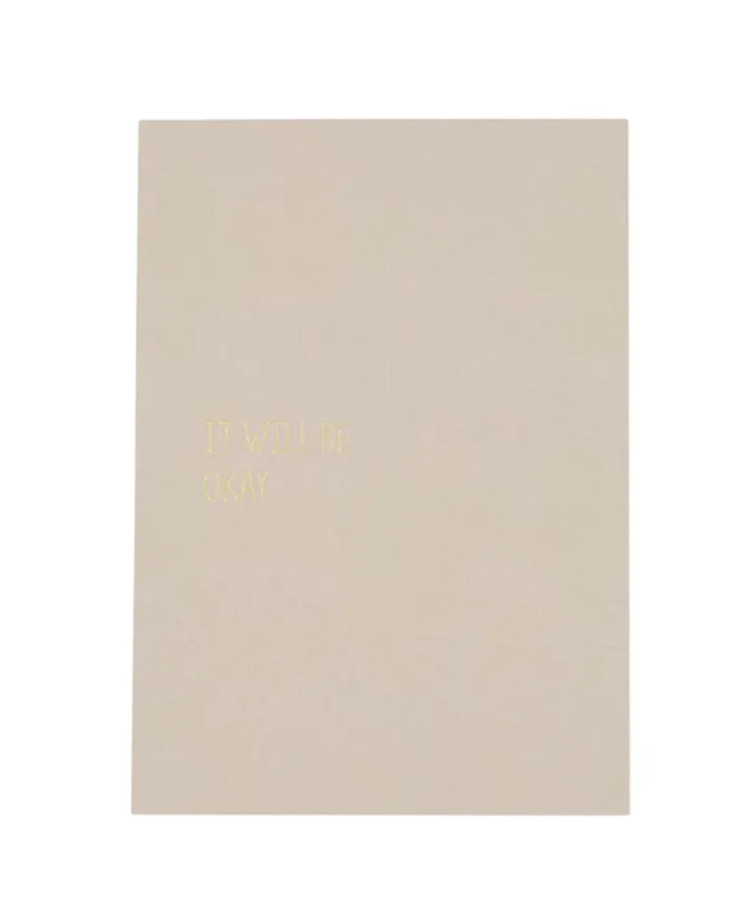 Zusss Zusss | Ansichtkaart beige it will be oke