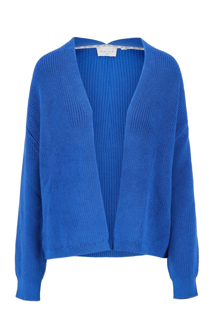 Zusss Zusss | Vest rib zomerblauw