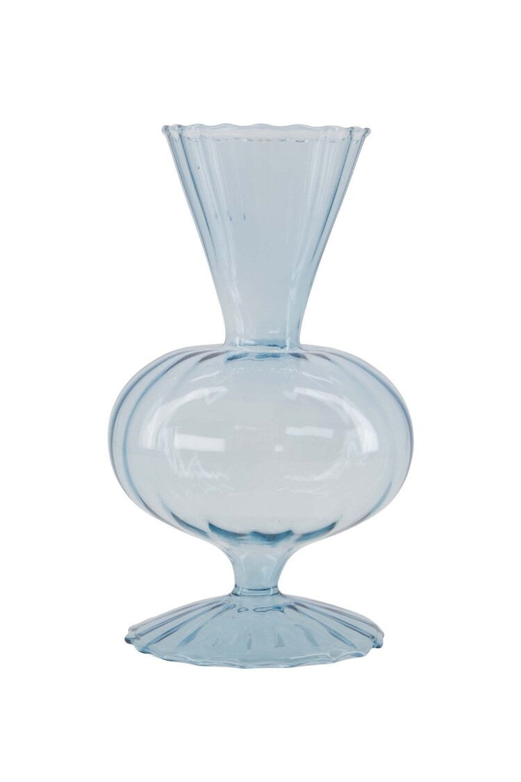 Zusss Zusss | Vaasje glas L blauw