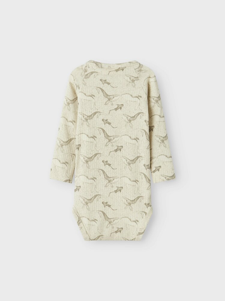 Lil Atelier Lil Atelier | Romper Gio oceaan Turtledove