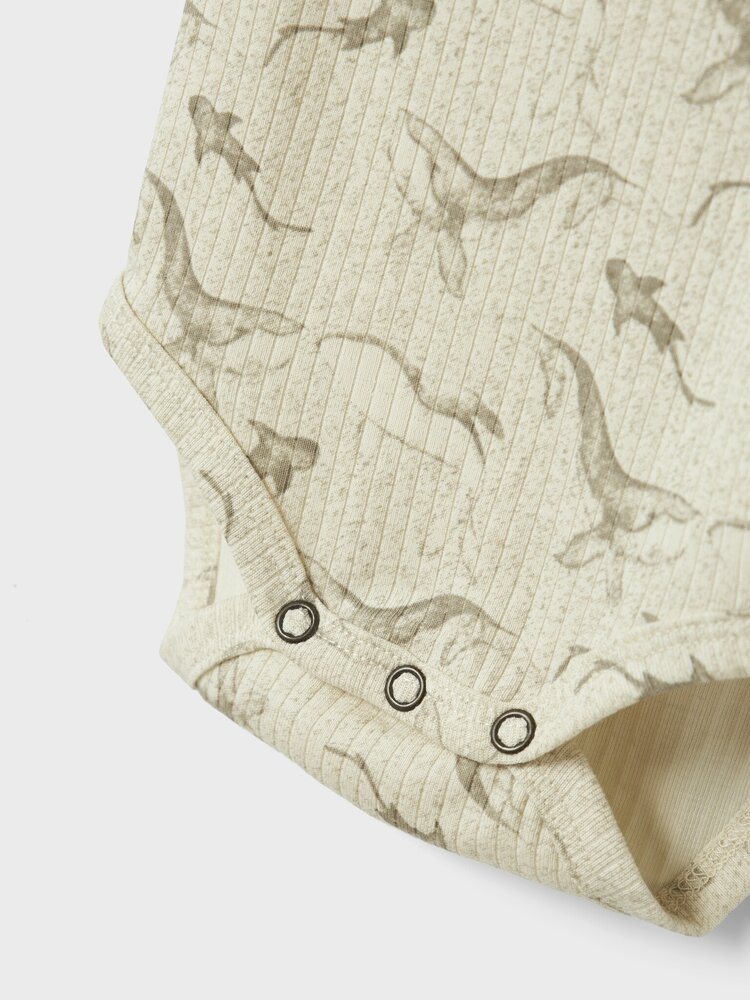 Lil Atelier Lil Atelier | Romper Gio oceaan Turtledove