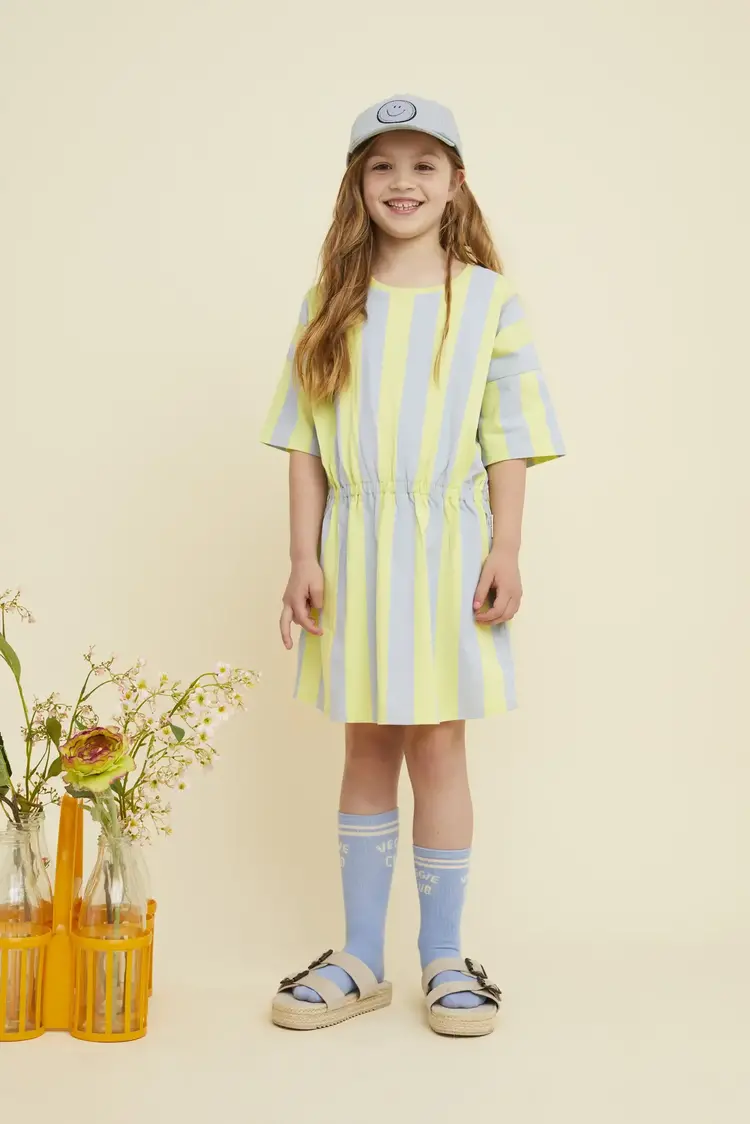 Sproet&Sprout Sproet&Sprout | Jurk skater stripes citrus