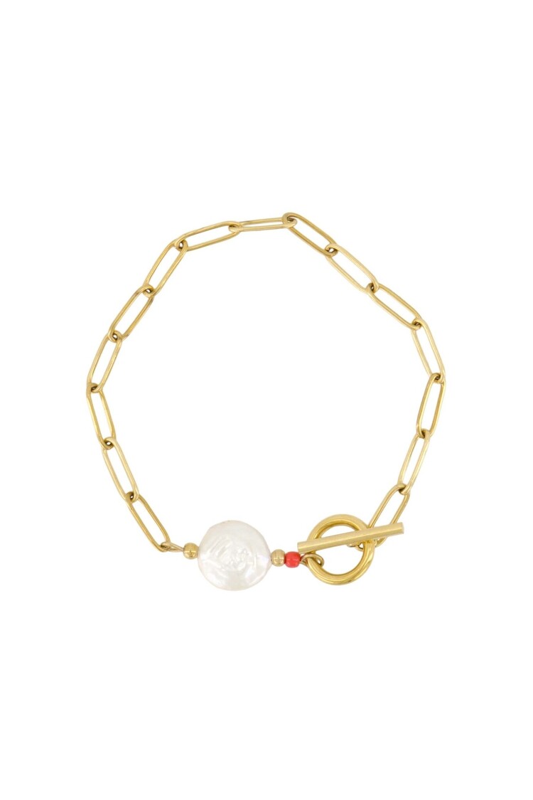 Zusss Zusss | Armband schakel goud