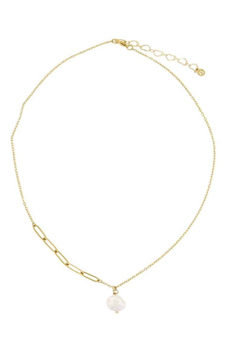 Zusss Zusss | Ketting met parel goud