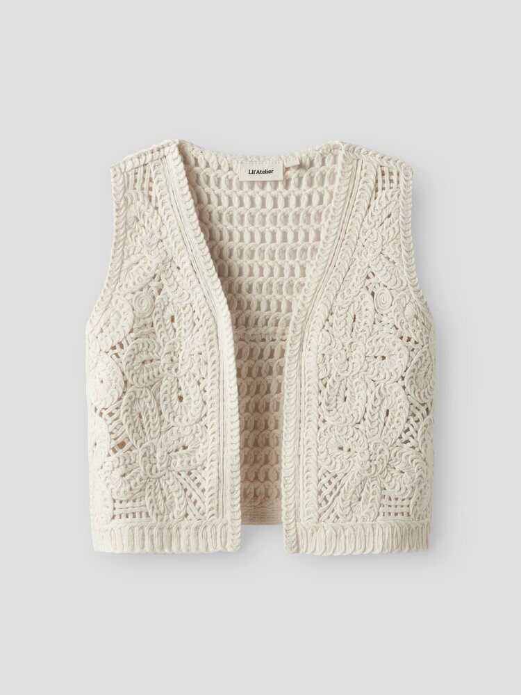 Lil Atelier Lil Atelier | Vest Dagny turtledove melange