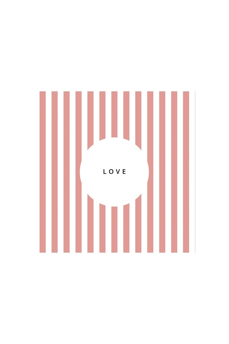 Zusss Zusss | Servetten Love streep 12.5x12.5 cm