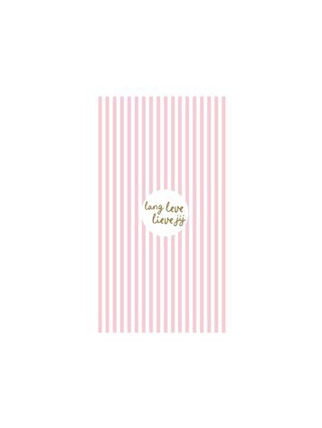 Zusss Zusss | Servetten Lang leve 11x20cm