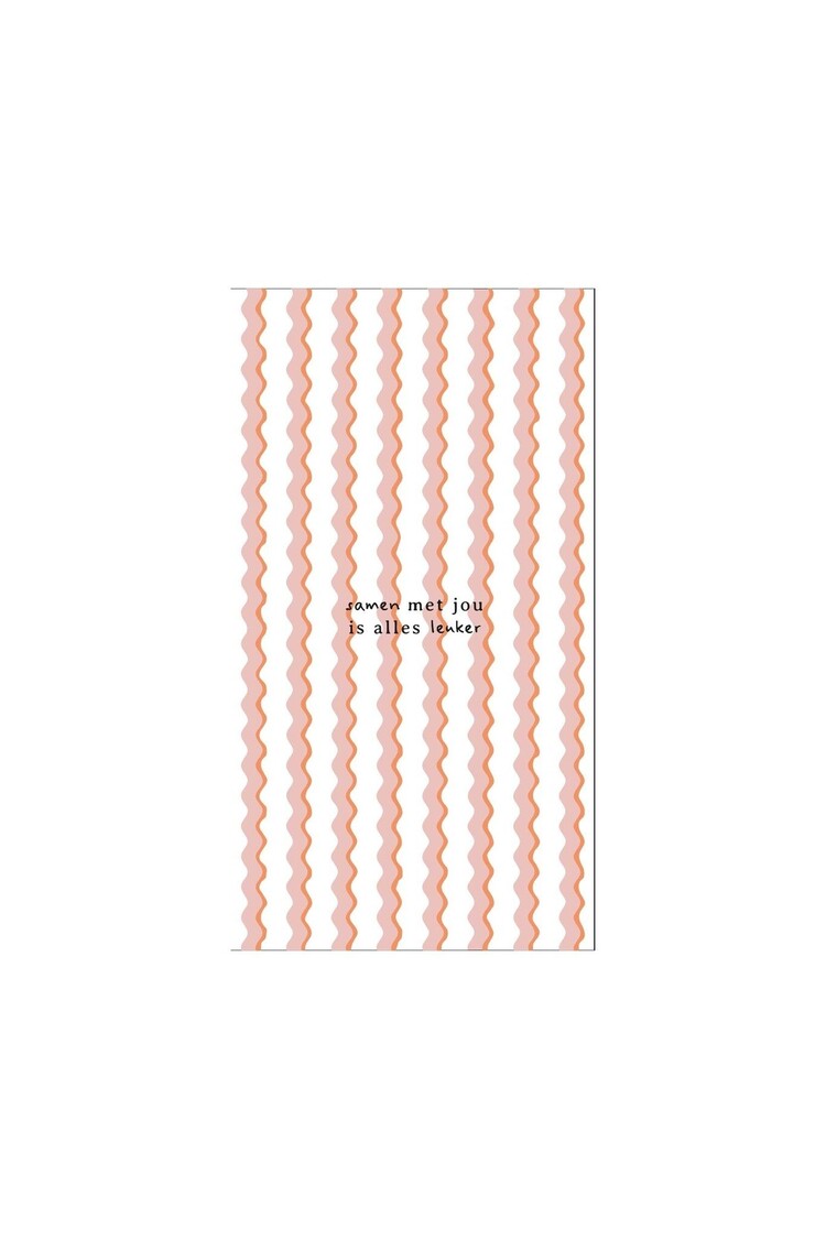 Zusss Zusss | Servetten Met jou is alles leuker 11x20cm