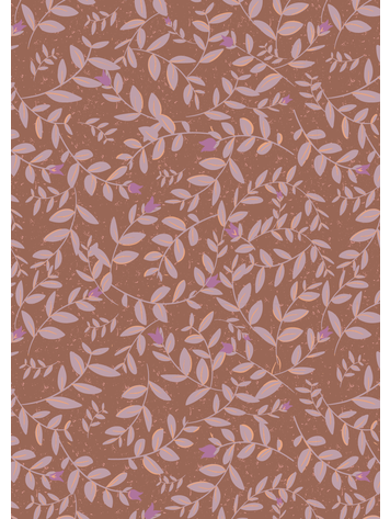 Bibelotte Bibelotte | Behang Flora choco