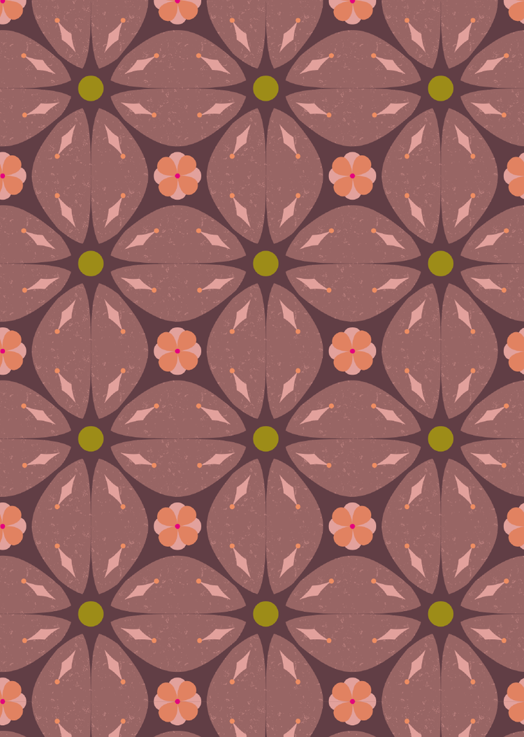 Bibelotte Bibelotte | Behang Porto purper