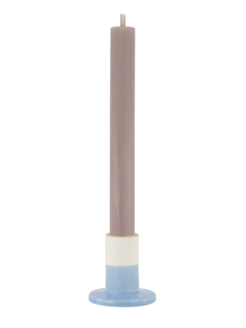 Zusss Zusss | Kandelaar keramiek S wit/blauw