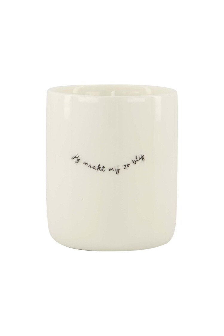 Zusss Zusss | Geurkaars keramiek 8x9 cm