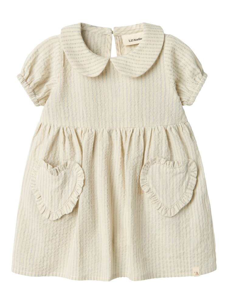 Lil Atelier Lil Atelier | Jurk Folly vapor blue