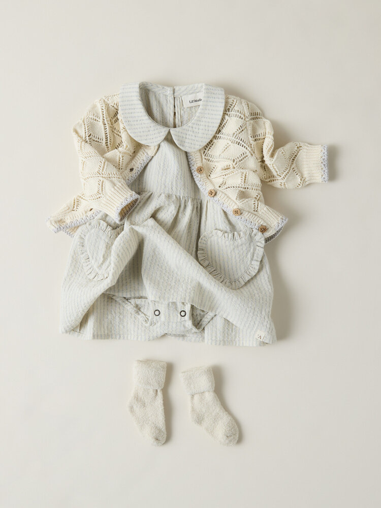 Lil Atelier Lil Atelier | Jurk Folly vapor blue