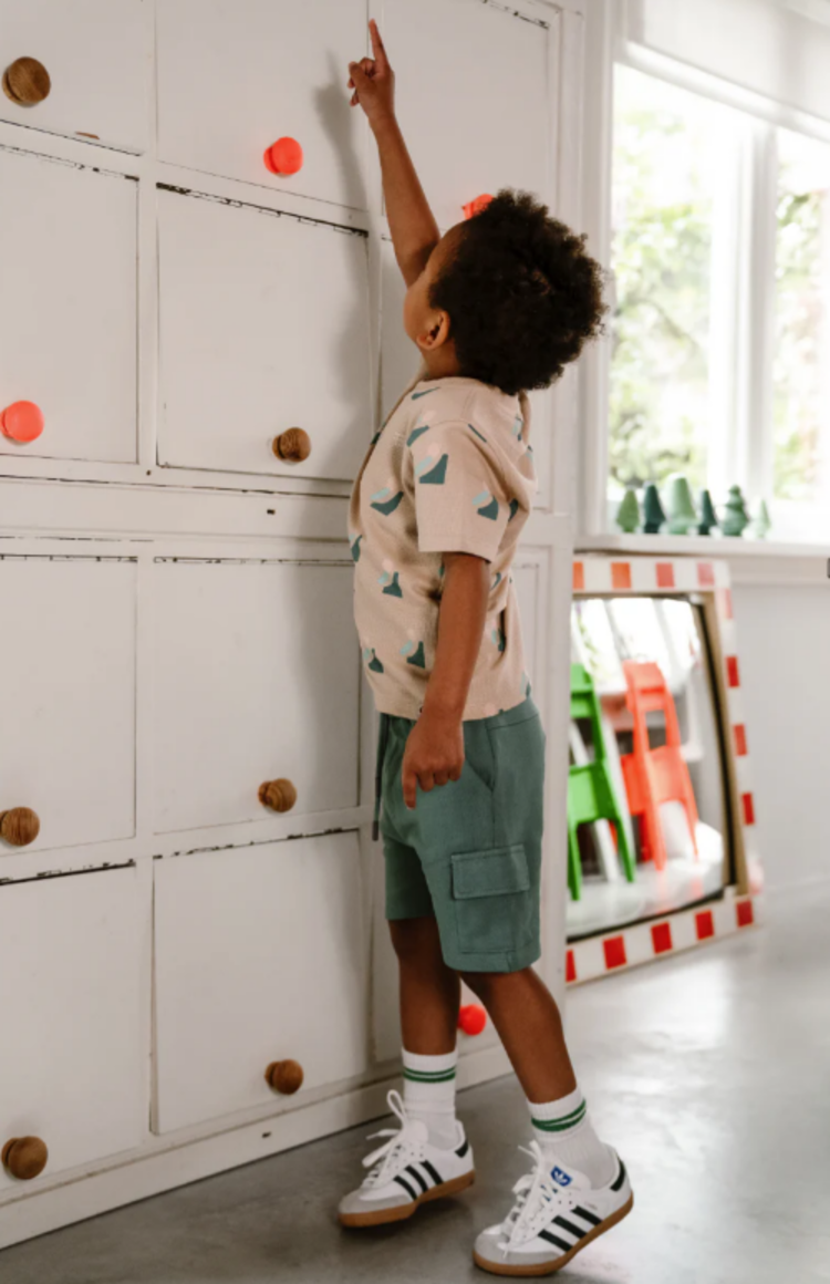 Daily7 Daily7 | Short cargo ocean green