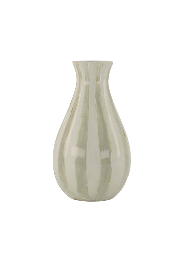 Zusss Zusss | Vaasje keramiek streep smal zand