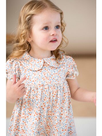 House of Jamie House of Jamie | Jurk baby collar peach blush