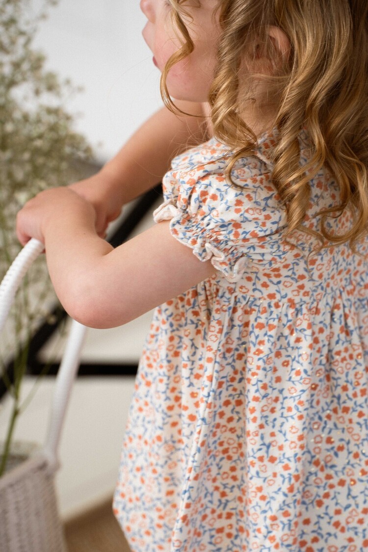 House of Jamie House of Jamie | Jurk baby collar peach blush