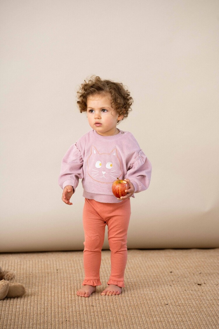 House of Jamie House of Jamie | Legging frill heart peach blush