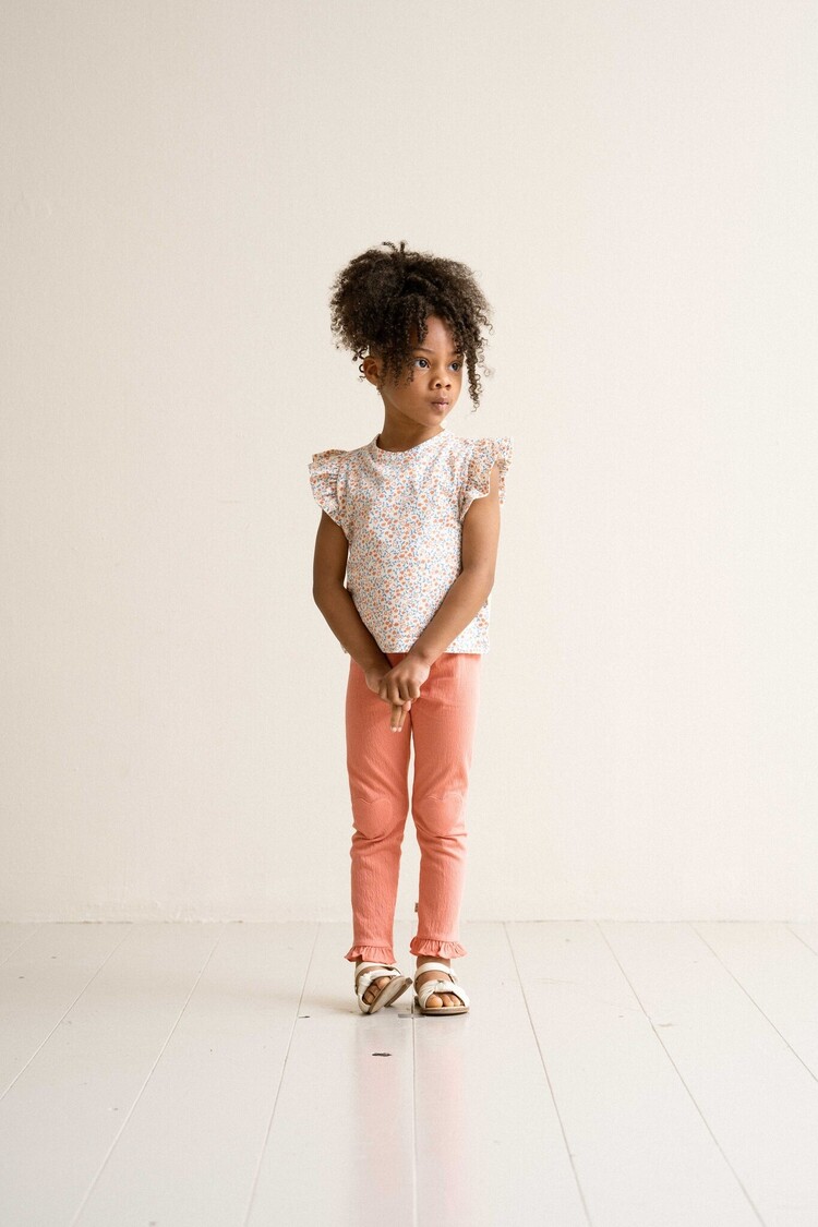 House of Jamie House of Jamie | Legging frill heart peach blush