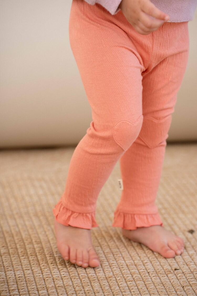 House of Jamie House of Jamie | Legging frill heart peach blush