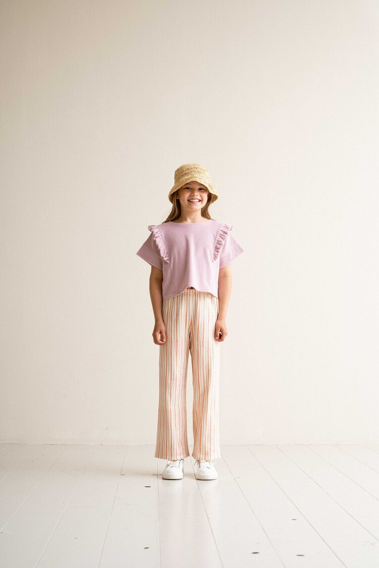 House of Jamie House of Jamie | Top ruffled rose lilac