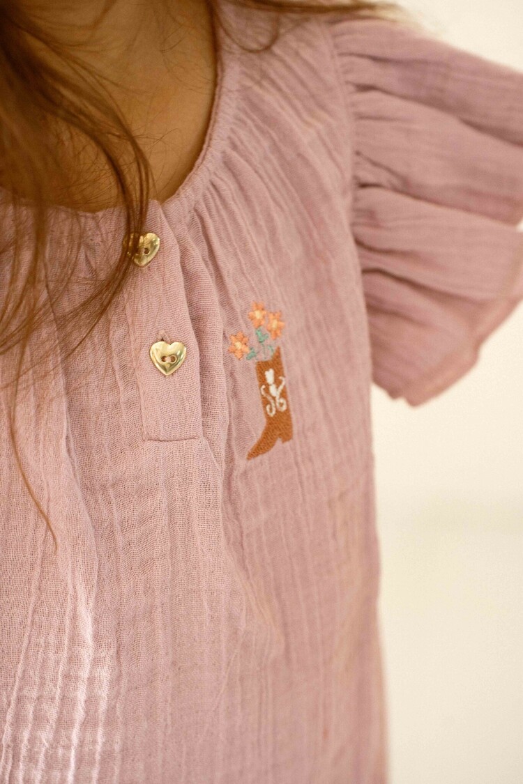 House of Jamie House of Jamie | Top butterfly rose lilac