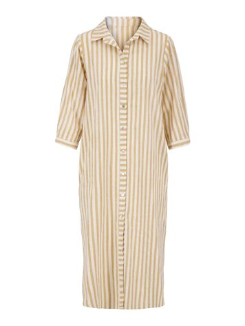 Zusss Zusss | Linnen jurk streep