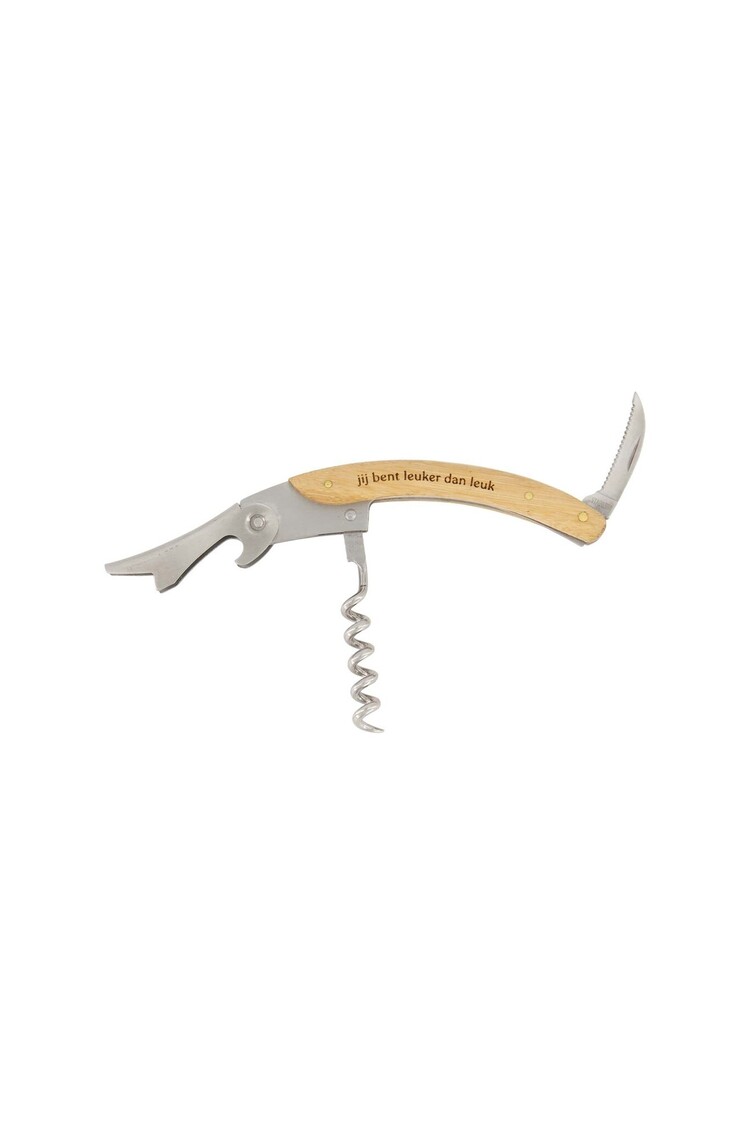 Zusss Zusss | Wijnopener hout naturel