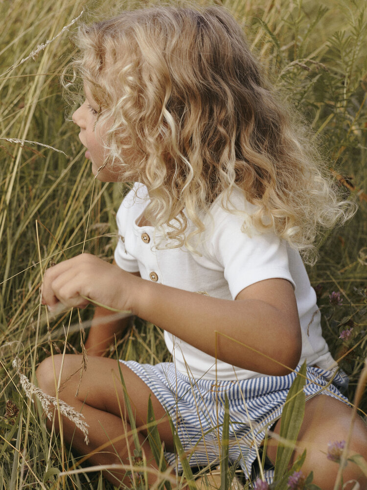 Lil Atelier lil Atelier | Short Halfdam denim zen blue