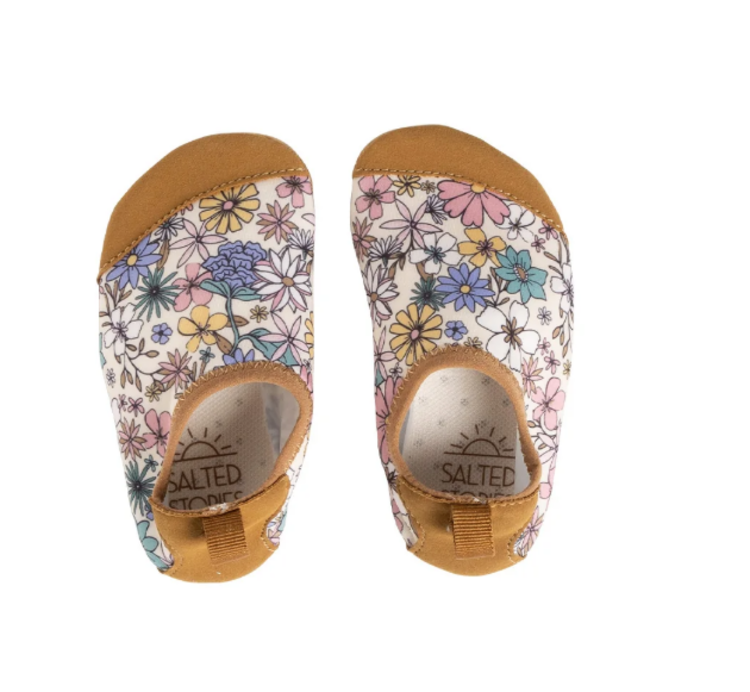 Salted Stories  Salted Stories | Zwemschoenen sparkly fleurs