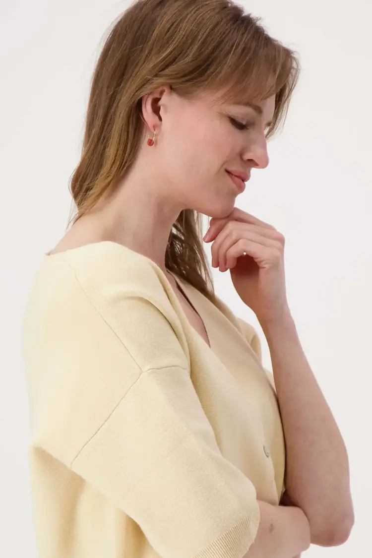 Zusss Zusss | Oorbellen met rondje oranje