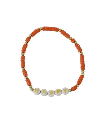 Zusss Zusss | Kralenarmband happy oranje