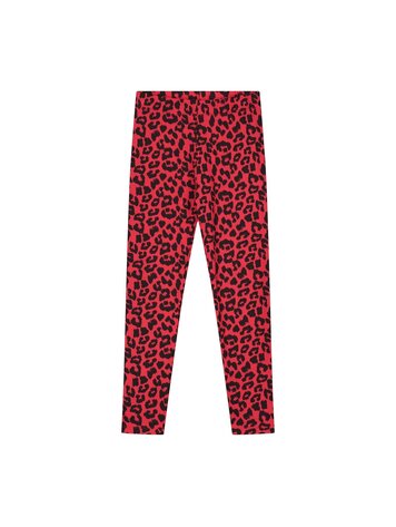 Daily Brat Daily Brat | Legging leopard true red